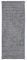 andiamo In- & Outdoor Teppich wetterfest und wasserdurchlässig Flachgewebe Kurzfloor 80 x 200 cm Blau-beige