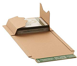 Progress PP B82.02 Uni.-Versandverpackung DIN A5 217 x 155 x -60 mm (Innenmaß) braun/ECO PLUS ** Verpackungseinheit: 50 Stück **