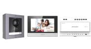 Hikvision DS-KIS702 - Intercomunicador de vídeo IP con superficie DS-KD8003-IME2, DS-KH6320-WTE2, DS-KAD706, DS-KAW60-2N y tarjeta SD