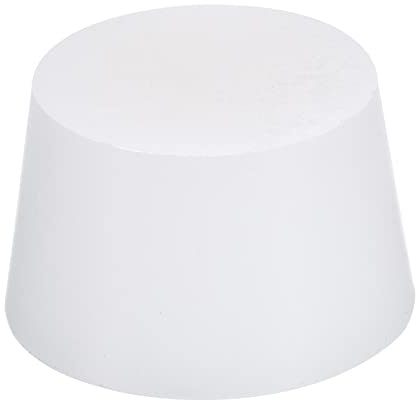 sourcing map Gummistopfen konische Pfropf 51,5mm bis 62mm reinweiß Laboreinsatz