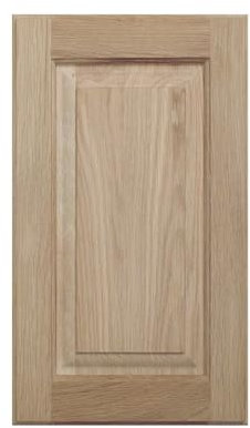 ONESTOCK Panneau surélevé de rechange pour porte d'armoire de cuisine en chêne brut 30,5 x 61 cm (l x H)