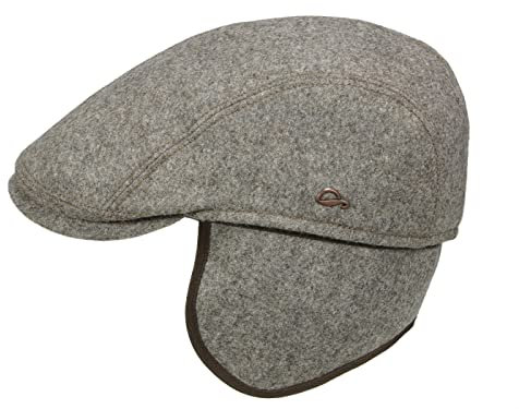 Gottmann Jackson-K Flatcap aus Wolle mit Ohrenklappen - Taupe (20) - 60 cm