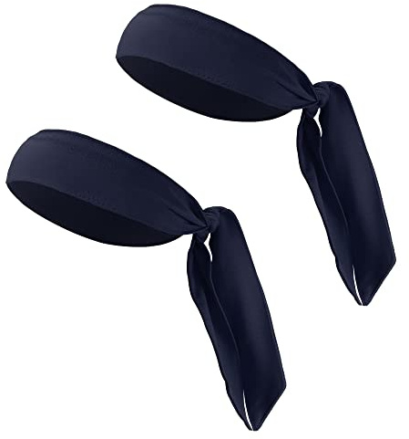 VOCOSTE 1 x verstellbares, weiches Sport-Stirnband, schweißableitend, Fitnessstudio, Tennis, Schweißband für Männer und Frauen