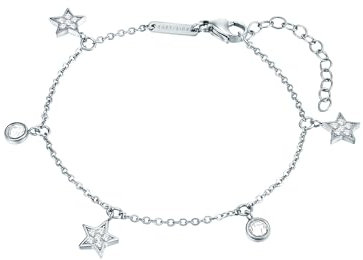 Eastside Damen Armband Edelstahl silber Preciosa weiß Stern Edelstahlarmband