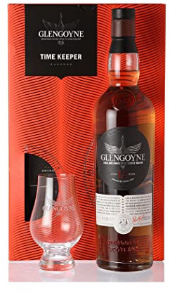 Glengoyne 12 Jahre Single Malt Scotch Whisky Geschenkset mit Glas