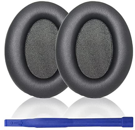 Aiivioll WH-1000XM3 Replacement Earpads Earmuffs Replacement for Sony wh-1000xm3(1000XM3) Wireless Noise Canceling Headphones Soft Protein PU Leather High Elastic Memory Foam (Black)