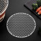Runde Grillmatte aus Edelstahl, 30 cm, Kohleofen, Dampfgrill, geeignet für Grill, Holzkohle, Grillen, Backen, Trocknen