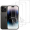 DYNASCO 3 Pezzi TPU Pellicola Protettiva per iPhone 14 Pro, HD Flessibile Protezione Schermo Compatibile per iPhone 14 Pro - Senza Bolle, Facile Installare, Riparazione Automatica