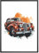 MJ-Graphics - Auto-Poster 1920s Jaguar Oldtimer - Bild mit schönem Auto Klassiker | Wandbild Din A4 in Galerie Qualität mit extra dickem 300g Posterpapier - FineArt Kunstdruck ohne Bilderrahmen