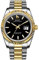 BUREI Herren-Armbanduhr, luxuriös, Edelstahl, analog, Business, Mode, wasserdicht, Geschenke für Herren, Schwarz, Silber und Gold, Business-Stil