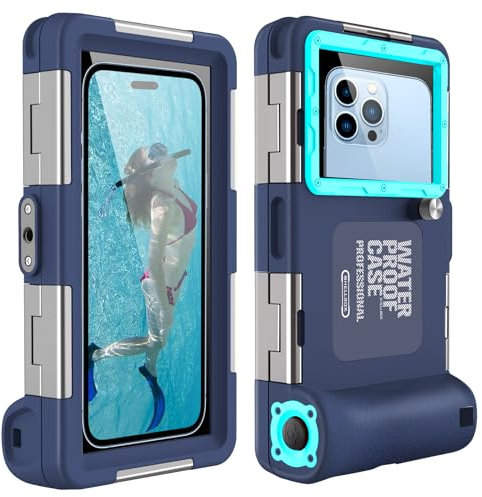 Custodia Impermeabile Smartphone IPX8 Porta custodia cellulare impermeabile 15m Subacquea compatible per iPhone 16 15 14 13 12 16 Pro Max 16 15 14 Pro Samsung S24 S23 S22 Ultra A35 A55 A25 A15 A34 A54