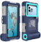 MKERED Coque de Téléphone Étanche Smartphone IPX8, Compatible for iPhone 16 15 14 13 12 11 Pro Max Samsung S24 S23 S22 A35 A55 A25 A15, Bleu Sarcelle