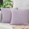 Vielit Sofa Kissenbezug 50x50 Violet Weich Kopfkissenbezug 50x50 2er Set Mikrofaser Kissenbezüge 50x50 Kissenhülle Für Kissen 50x50cm Öko-Zertifikat Resistent Hypoallergen