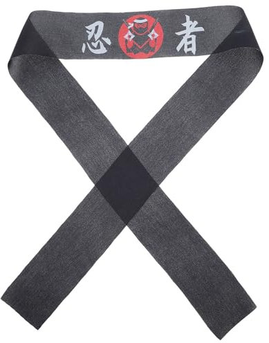 Cabilock Japanisches Kopftuch Stirnband Dekoratives Karate Stirnband Atmungsaktives Karate Kopfband Wiederverwendbares Japanisches für Männer, Köche, Karateka - ONE SIZE