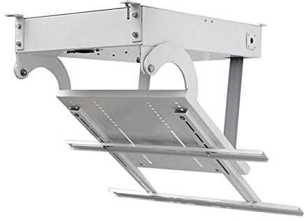 XNZJHPP Motorized Ceiling TV Mount,0-90° Flip Down TV/Monitor Bracket,32-70 Inch Electric TV Lift,Remote Control Large Flip Down Motorized Pitched Roof (33)