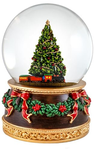 Drehbare Schneekugel im Zug von San Francisco Spieluhr