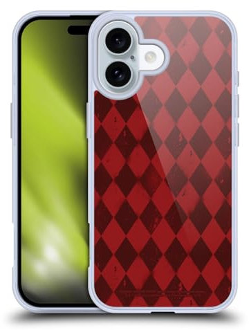 Head Case Designs Offizielle Batman Arkham Knight Harley Quinn Muster Grafiken Soft Gel Handyhülle Hülle kompatibel mit Apple iPhone 16