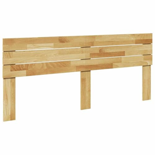 vidaXL Tête de lit 180 cm Bois Massif de chêne, tête de lit à Panneau, tête de lit en Bois Massif, tête de lit pour lit Double, tête de lit en Bois