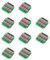 Phyachelo 2x4 Tastenfeld 4x2 Tastenfeld 8 Drucktasten V1.00 Tastatur Matrix Tastatur Taste für AVR PIC 2x4 AVR PIC NEU