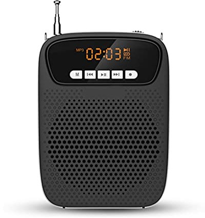 15w léger portable rechargeable mini amplificateur de voix avec micro casque