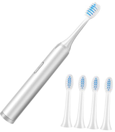 VALICLUD Elektrische Zahnbürste Batteriebetrieben Für Erwachsene Mit Akustischer Vibrationsreinigung Weichen Borsten Und Langlebigem Design Kompakt Und Leicht Für Effektive Mundpflege