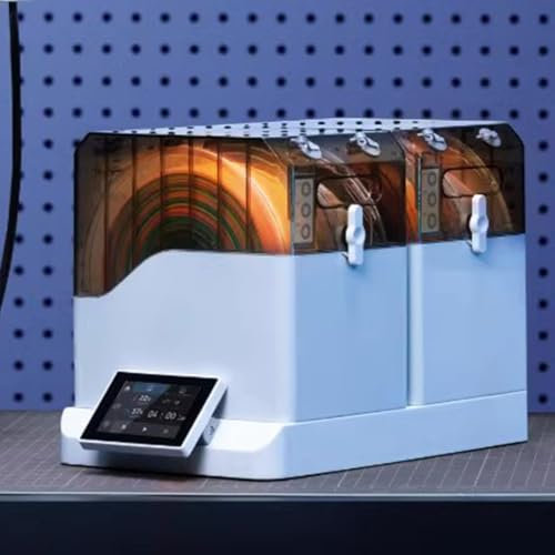 Vituord Essiccatore per Filamenti per Stampante 3D, Essiccatore/Contenitore per Filamenti a 4 Bobine, con Controllo Automatico Dell'umidità, Temperatura 45-70°C, Temporizzazione 0-99 Ore E 59 Min
