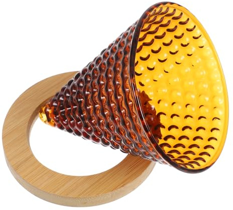 LIFKOME Tazza Imbuto Per Caffè in Vetro Riutilizzabile Accessorio Per Gocciolatore Per Macchine Da Caffè Espresso Filtro Portatile Per Preparazione in Cucina Beccuccio Anti-rovesciamento d