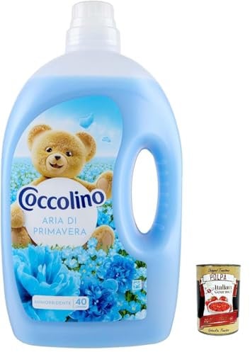 Coccolino Ammorbidente, Weichspüler verdünnt Frühlingsluft, 3 Liter + Italian Gourmet polpa 400g