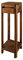 MASSIVMOEBEL24.DE Beistelltisch dunkel - bereits Aufgebaut - Anrichte klein Sheesham massiv 30x30x90 Smoked Cherry gebeizt Toronto #113