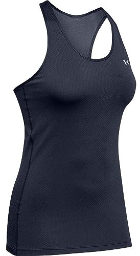 Under Armour Ua Hg Armour Racer Tank Canotta, Blu Scuro, S Donna