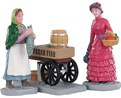 Lemax - Fresh Fish for Sale 02950 Figur Weihnachtsdorf Winterdorf