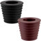 AIEX 4.8cm bis 6.9cm 2 Stück Schirmkegel Keil Stecker zum Öffnen des Terrassentischlochs Schirmstangendurchmesser 38mm (Dunkelbraun Und Schwarz)