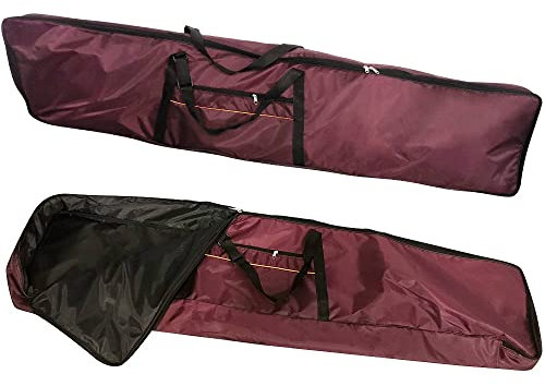 AMEYXGS Bogenschießen Recurve Bogen Tasche Langbogen Koffer 65/67 Zoll Bogentasche Oxford Stoff Bogen Tasche Pfeile und Zubehör Halter Lagerung (Rot-65 Zoll)