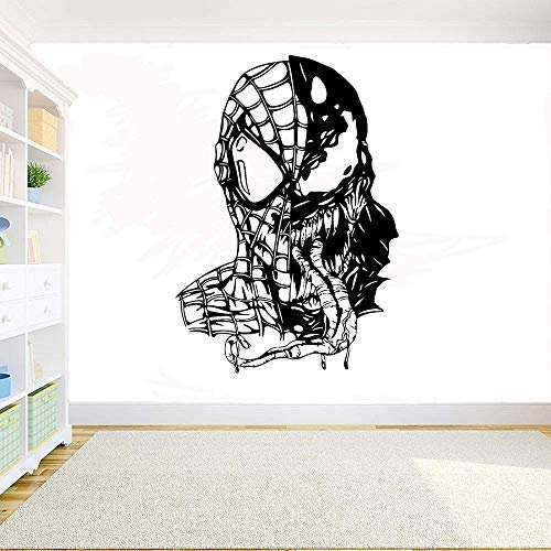 Wandaufkleber, Wandaufkleber Marvel Comics Wandkunst Vinyl Dekorative Aufkleber Wohnkultur Kinderzimmer Wandtattoo Diy Wandbild 52X75Cm