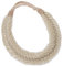 CAISHA Fischgrätenzopf Zopf Haarteil Haarband Stirnband Haarschmuck Geflochten Platinblond HZ304