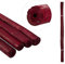 Relaxdays Tuteur en Bambou, Lot de 25, 120 cm, Aide à la Croissance des Plantes, Déco intérieure, Tiges Bambou, Rouge
