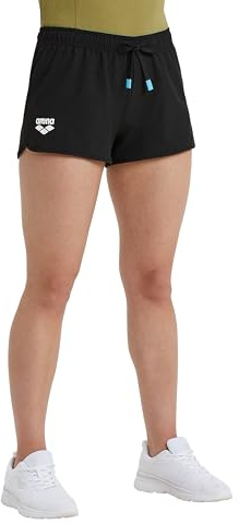 ARENA Damen Team Short Solid Badehose, Schwarz, Large