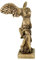 Kremers Schatzkiste Alabaster Nike Siegesgöttin von Samothrake Figur Skulptur 20 cm Gold Siegesdenkmal