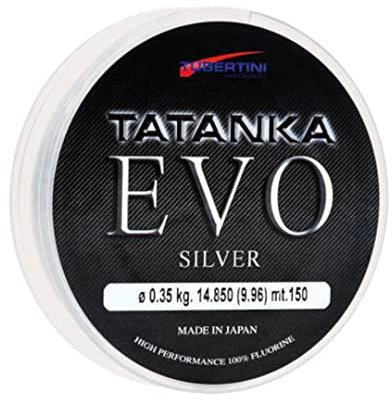 Tubertini Filo da Pesca in Fluorine Tatanka Evo Silver bobina 350 mt (0,25 mm)