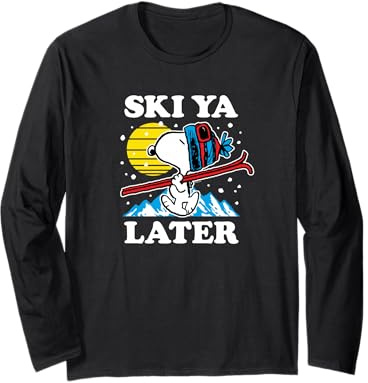 Peanuts - Snoopy Ski Ya Later Langarmshirt