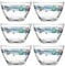 LEONARDO HOME Bambini Avventura Schüssel-Set 6-teilig - Kinderschüssel mit Motiv aus dickwandigem Glas - Inhalt 400 ml, Durchmesser 12 cm - 6er Set mit Motiv Weltall, 044416