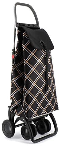 Carro Rolser I-MAX Chiara 4 Ruedas 2 Giratorias Plegable - Negro