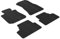 Gledring Satz Gummimatten kompatibel mit BMW i4 (G26) 2021- (T Profil 4-teilig + Montage-clips)