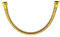 REMSEY Duschschläuche Edelstahlschläuche Goldener Sanitärschlauch 1/2 Winkelventilanschluss Edelstahl Goldlagenläder for 50 cm Kindly (Color : D- 1/2inch-3/8inch, Size : 50cm)