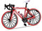 Jiahuade Fahrrad Modell Deko Fahrrad Miniatur 1:10 (6.89 * 3.94 Zoll) Collection Deko Druckguss Spielzeug Mini Bend Fahrrad Modell Rennrad Mountainbike (H)