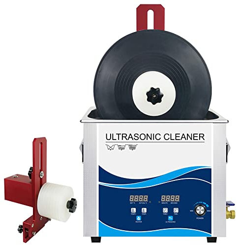6,5-l-Ultraschall-Vinyl-Schallplattenreiniger, einstellbares, elektrisch beheiztes Vinyl-Schallplatten-Reinigungssystem mit Entgasung,einstellbarer Temperatur und Zeiteinstellung,Ultraschall-Reiniger