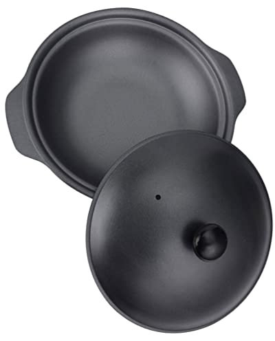 Luxshiny Cocotte En Fer Pour Ragoût De Cuisine Cocotte Couvercle Cuisinière