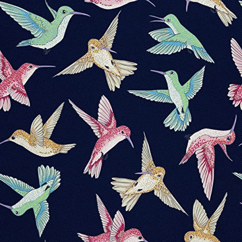 HEKO PANELS Stoff Oxford Wasserdichte Meterware Canvas-Stoff Polyester Stoff Zum Nähen Nähstoffe Dekostoffe Wasserabweisend Blickdicht Kolibri 1 Meter 155 x 100 cm, DX846