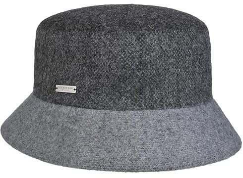 Seeberger Sabetha Bucket Walkhut Wollhut Damenhut Fischerhut Winterhut (One Size - anthrazit)