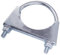 SKIR'CO (1 unidad) Abrazadera de tubo para tubos de 80 mm de diámetro, abrazadera de perno en U, soporte de tubo galvanizado